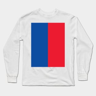 Crystal Palace Blue and Red Half design Long Sleeve T-Shirt